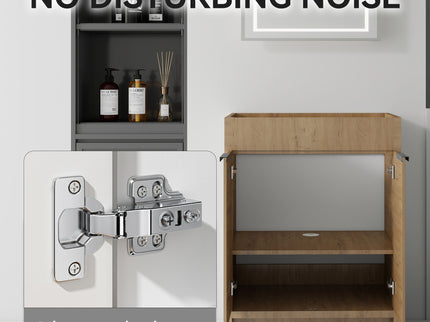 Freestanding Bathroom Vanity Cabinet With Soft Close Doors, Cabinet Only