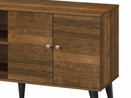 Amidon - TV Stand, With 2 Storage Shelves And 1 Cabinet