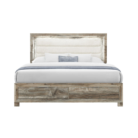 Cllisie - Bed With Padded Headboard