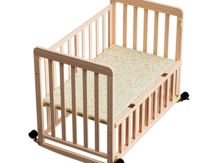 Portable Bedside Bassinet With 3 Heights, Mini Crib For Newborns - Natural Wood