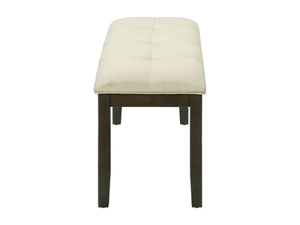Bench, Rectangular, Hallway, Upholstered, Transitional - Cream