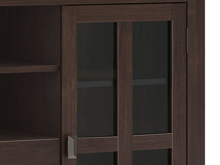 Artisan - Tall TV Media Stand - Dark Chestnut Brown