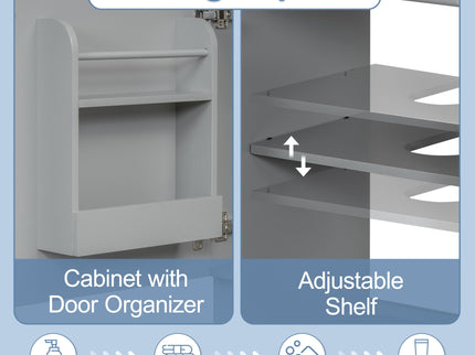 Bathroom Vanity With Sink, Cabinet With Adjustable Shelf