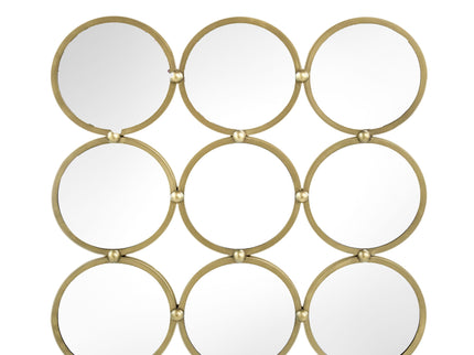 Contemporary Decorative Mirror With Mininalist Style For Bedroom, Liveroom & Entryway - Champagne