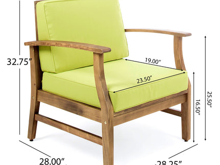 Perla - Contemporary Club Chair With Water Resistant Cushionі