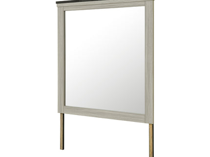 Augusta - Mirror With Sleek Frame, Large Scale Mirror For Dresser - Beige Brown