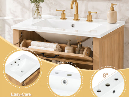 Modern Traditional Bathroom Vanity With Sink