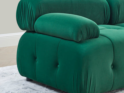 Modular Sectional Sofa, Button Tufted Design With Diy L-Shaped Layout, Reversible Ottoman