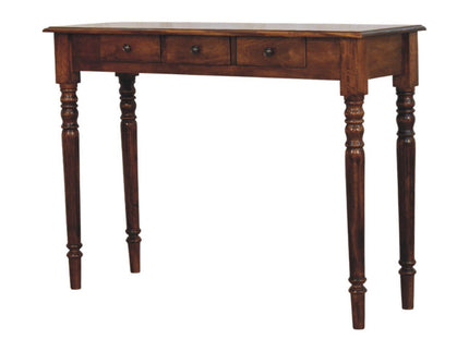 Turned Legs Drawer Console Table