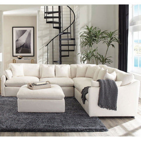 Hobson - Square Upholstered Comfort - Ivory