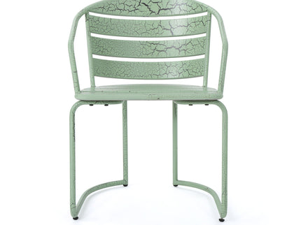 3 Piece Elegant Outdoor Bistro Set With 2 Chairs And Oval Table