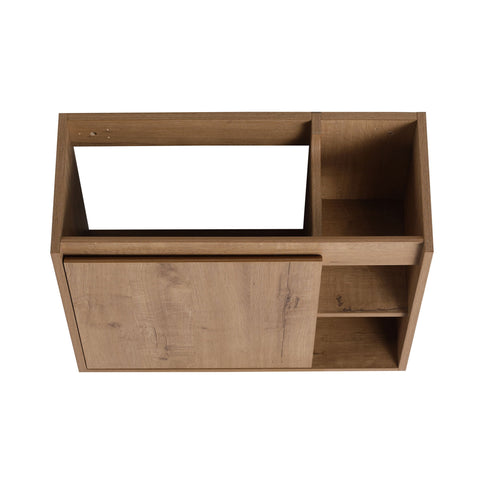 Wall Mounted Bathroom Vanity & Sink & Soft Close Door