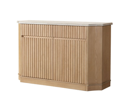 Qwin - Server - Natural Marble / Oak