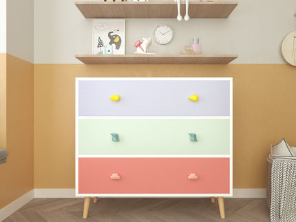 3 Drawer Dresser, Storage Cabinet With Anti Tip Safety
