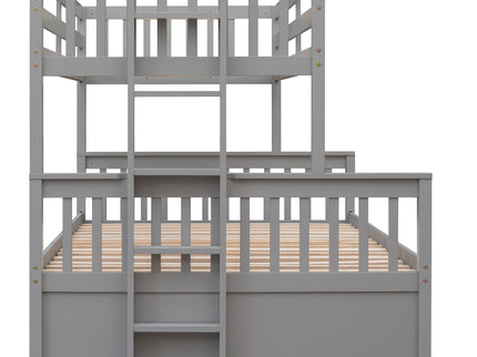 Bunk Bed With Twin Size Trundle And Drawers