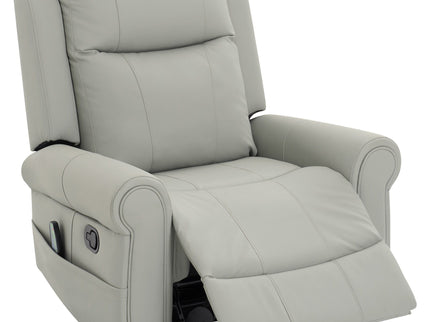 Manual Recliner Chair With 270 Degree Swivel, Massage & Heating, Dual Reclining Positions