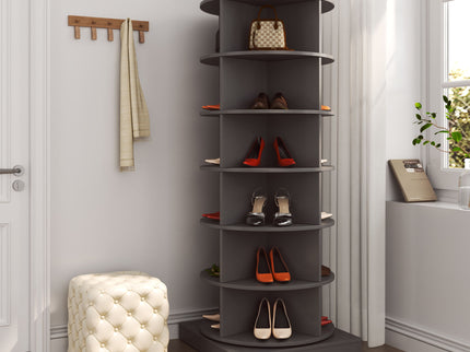 360 Rotating Shoe Cabinet 6 Layers