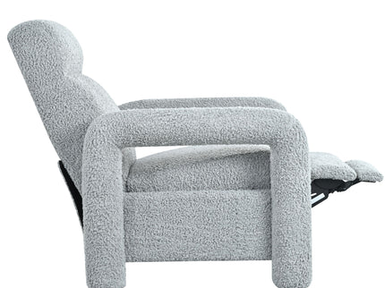 Push Back Recliner Armchair Upholstered Recliner Chair Single Sofa With Adjustable Backrest