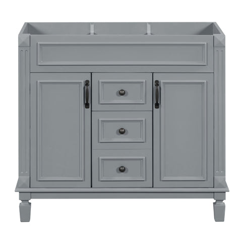 Bathroom Vanity Cabinet With 2 Soft Closing Doors And 2 Drawers