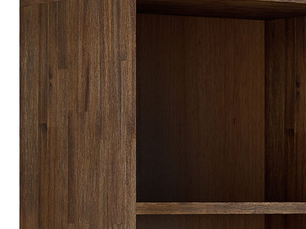Clarkson - Bookcase With Storage - Rustic Natural Aged Brown