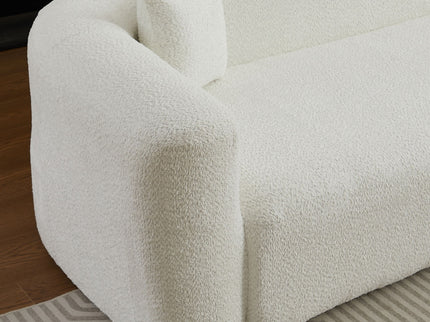 L - Shape Boneless Cloud Couch With 2 Throw Pillows For Living Room