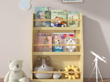 3 Tier Book Shelf, Compact Storage For Bedrooms