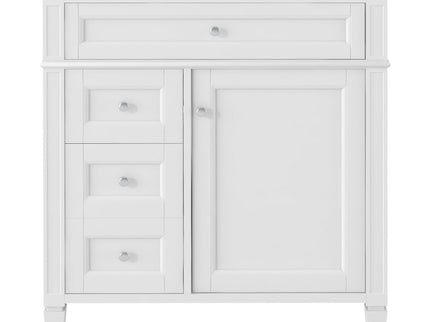Bathroom Vanity With 2 Drawers And Tip-Out Drawer, Storage Cabinet
