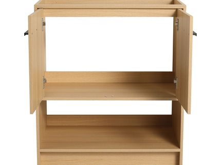 Modern Freestanding Bathroom Vanity With 2 Doors