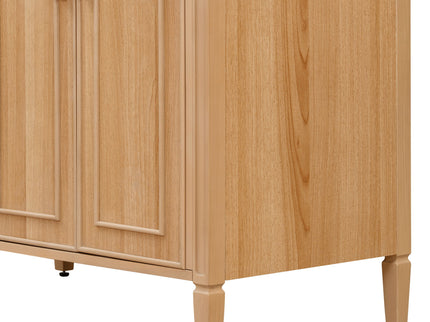 Bathroom Vanity With Sink, 3 Drawers & 2 Doors