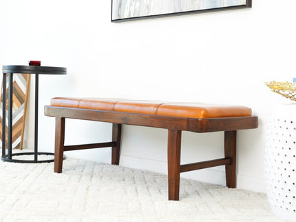 Maddox - Bench - Rustic / Tan