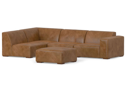 Rex - Handcrafted Sectional Sofa And Ottoman