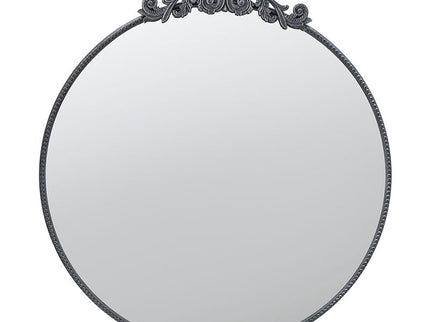 Classic Design Mirror With Baroque Inspired Frame For Bathroom, Entryway Console Lean Against Wall