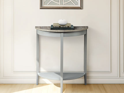 Justino - Console Table - Gray / Oak