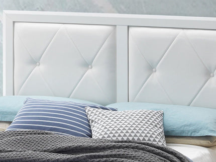 Padded Headboard Bed