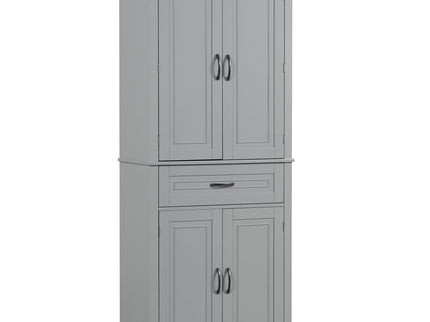 Bathroom Storage Cabinet With Doors And Drawer, Adjustable Shelf
