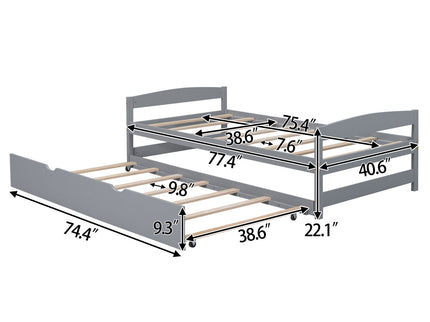 Platform Bed With Trundle