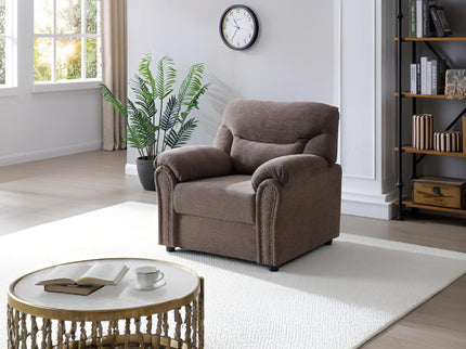 Hamilton - Chair With Hand Applied Nailhead Trim And Pillow Top Arm Cushions
