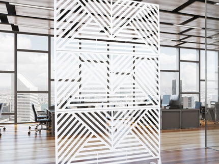 Freestanding Outdoor & Indoor Freestanding Metal Privacy Screen