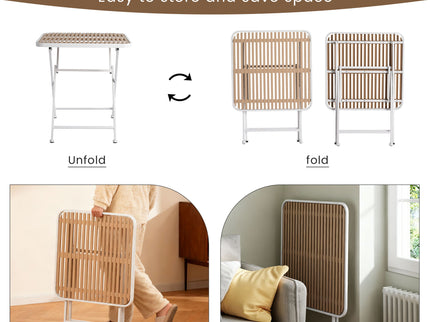 4 Piece Set Of Single Chairs With A Folding Square Table