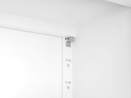 Industrial Bookcase Tall With Adjustable Shelves, Drawers & Doors