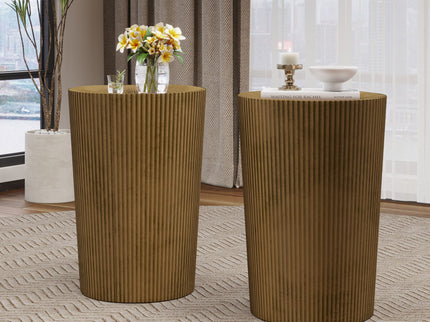 Langseth - Iron Sunburst Side Table Modern Design