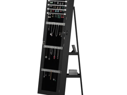 Swivel Jewelry Cabinet With Full Length Mirror