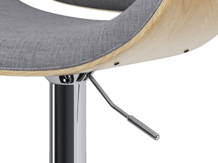 Marana - Handcrafted Bentwood Adjustable Swivel Bar Stool