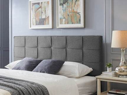 King / California King Sized Headboard - Charcoal Gray