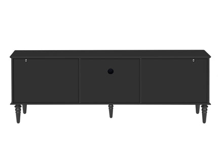 TV Stand For TVs Up To 75", Entertainment Center Media Console For Living Room - Black