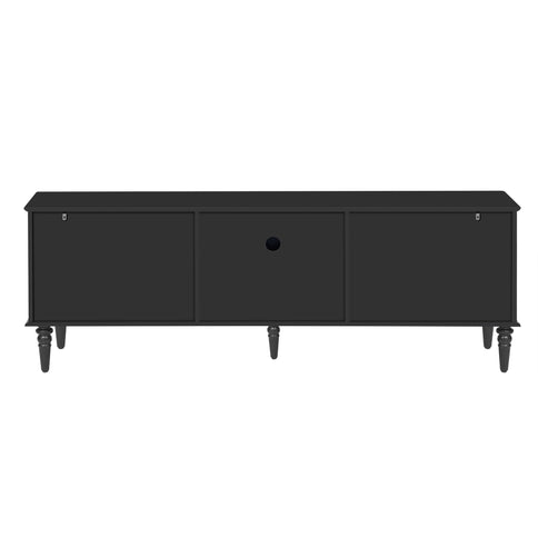 TV Stand For TVs Up To 75", Entertainment Center Media Console For Living Room - Black