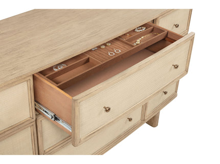 Kimpton - 9 Drawer Dresser Cabinet - Beige