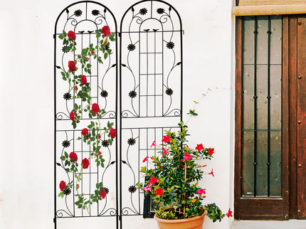 Metal Garden Trellis Rustproof Trellis For Climbing Plant Outdoor Flower Support