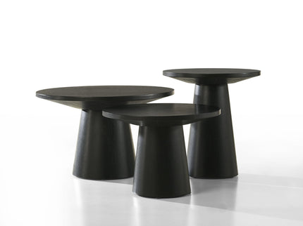 Jasper - 3 Piece Coffee, End, And Console Table (Set of 3) - Ebony Black