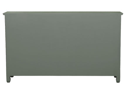 Naomi - 3 Drawer Scrollwork Accent Cabinet - Green